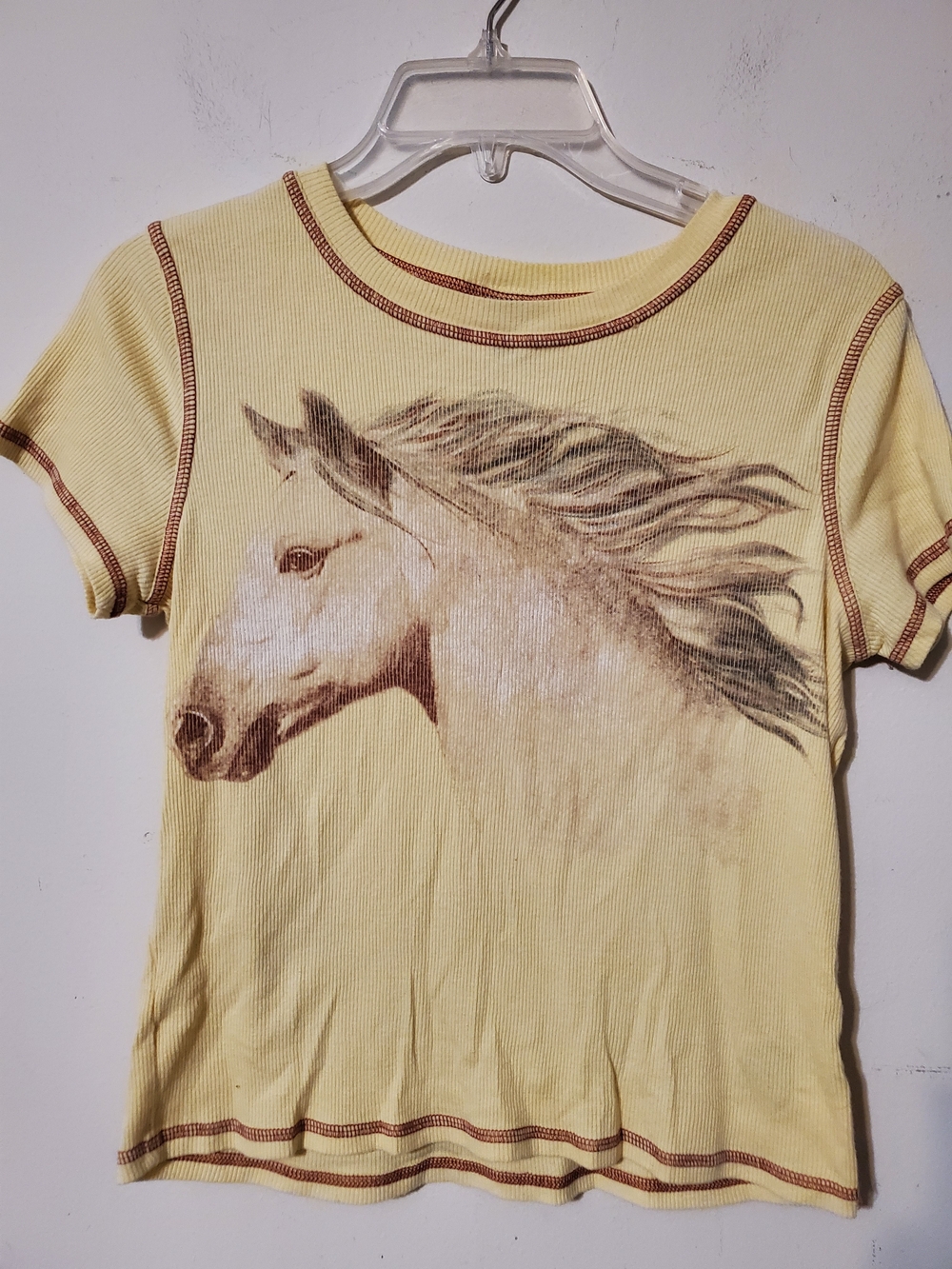 Horse Graphic Tee Ribbed